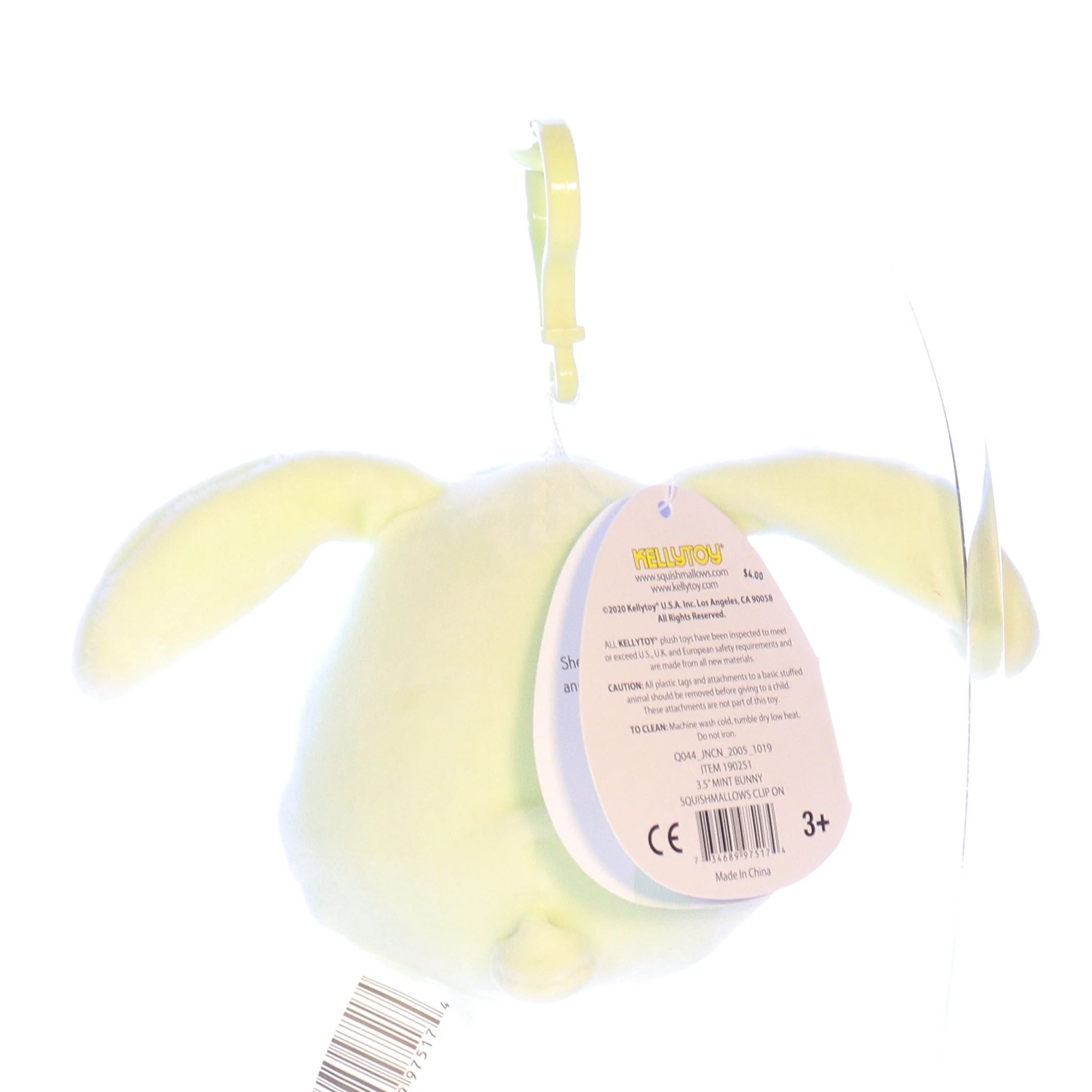 Squishmallows Plush Bunny Stuffed Animal 734689975174 Isabella 2019 3.5" - Image 5