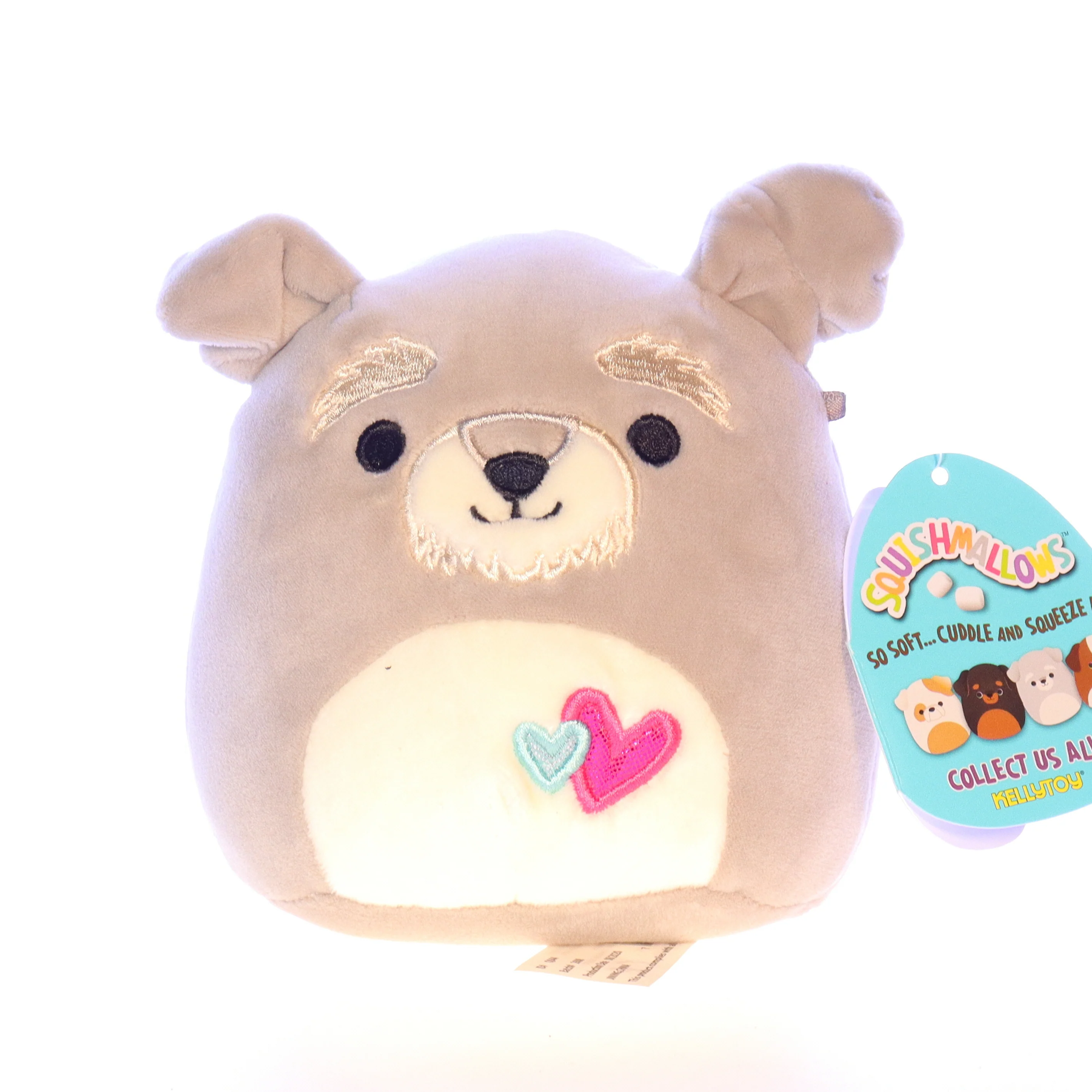 Squishmallows Plush Dog Stuffed Animal Q044 Shaun Plush 2020 5"