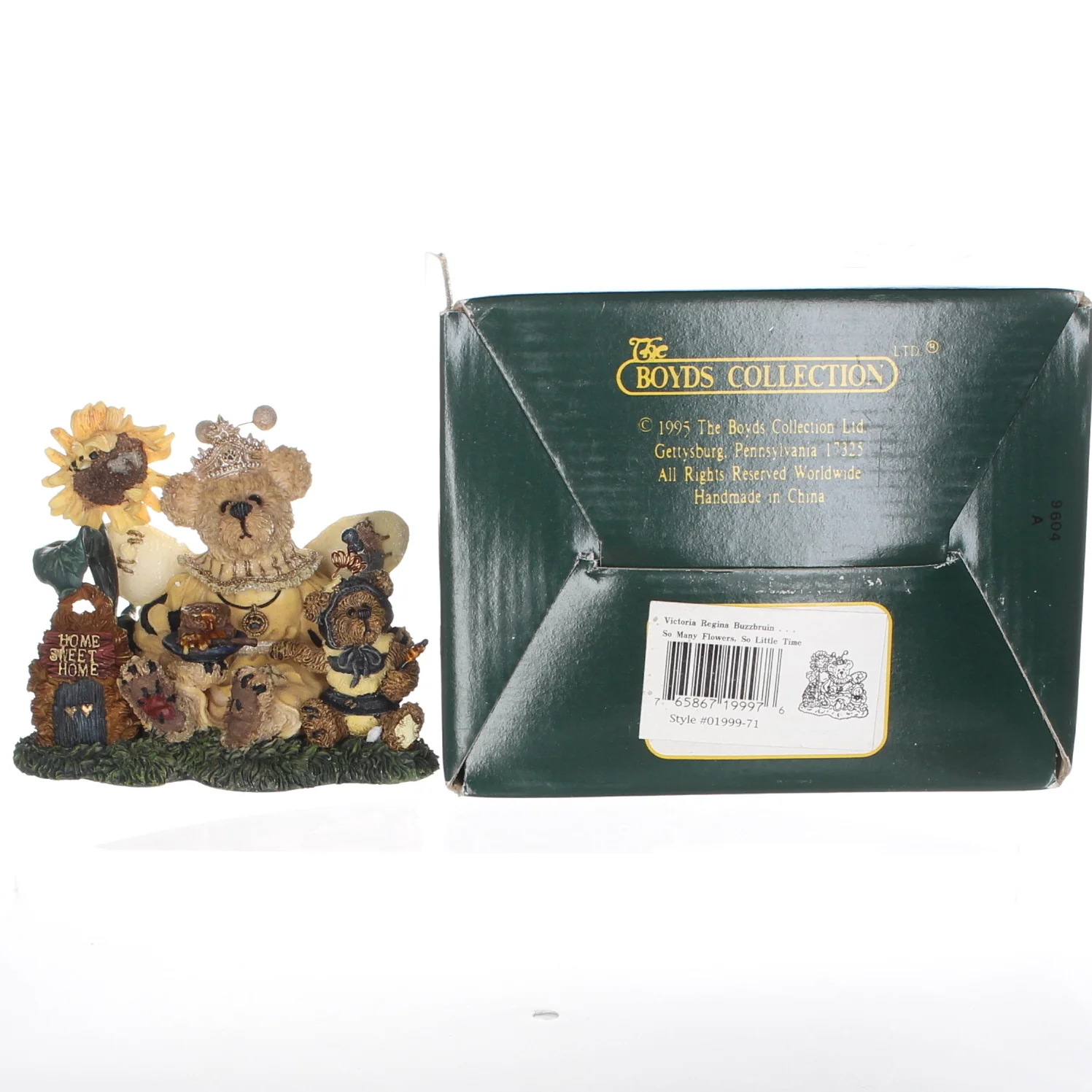 Boyds Bears Resin Figurine in Box Spring 01999-71 1999 3.5" - Image 9