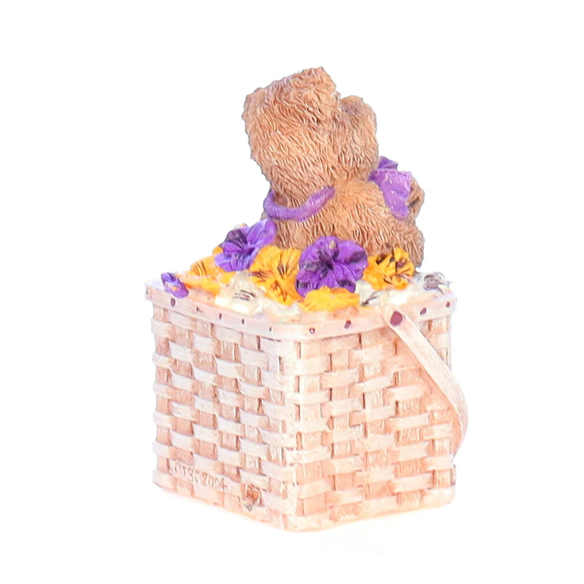 The Bearstone Collection Vintage Resin Spring Figurine 10006 Huggsie 2004 2.5" - Image 6