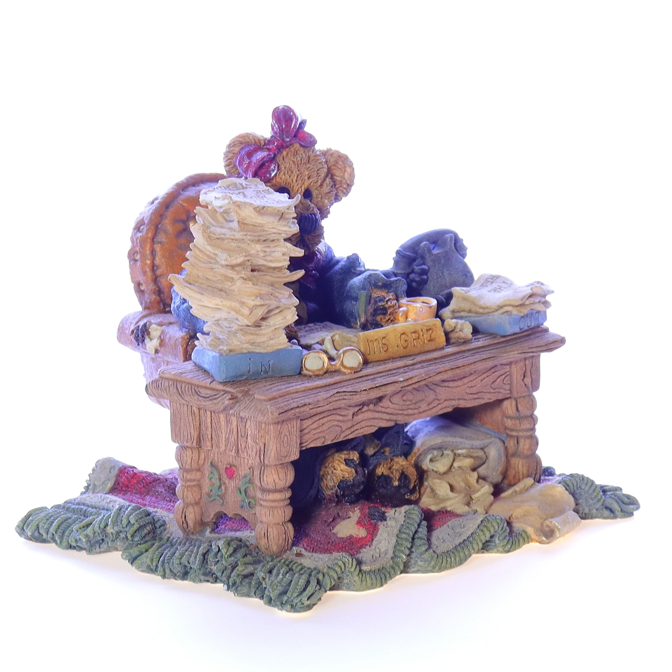 The Bearstone Collection Vintage Resin School Figurine 2276 1995 4.25" - Image 8