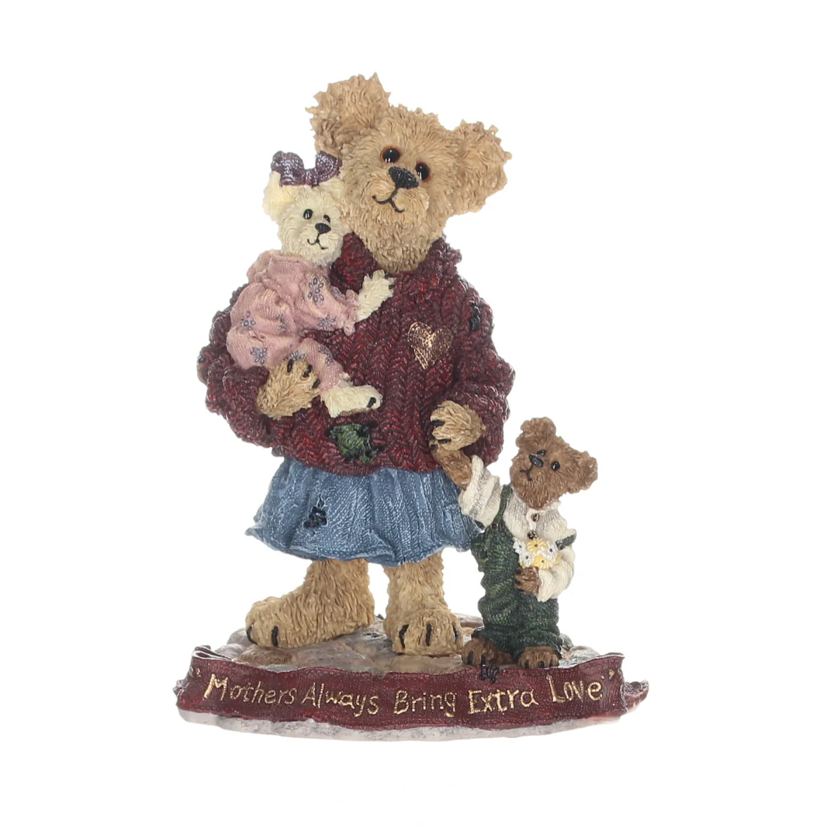 Boyds Bears Resin Figurine in Box Mother's Day 227737 2000 4.5"
