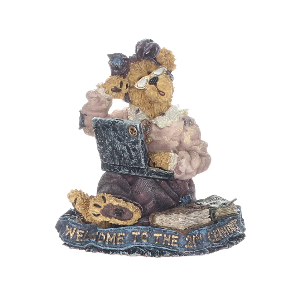 Boyds Bears Resin Figurine in Box 227759 Meg O' Bytes ... Lapp Dancin' 2000 3.5"