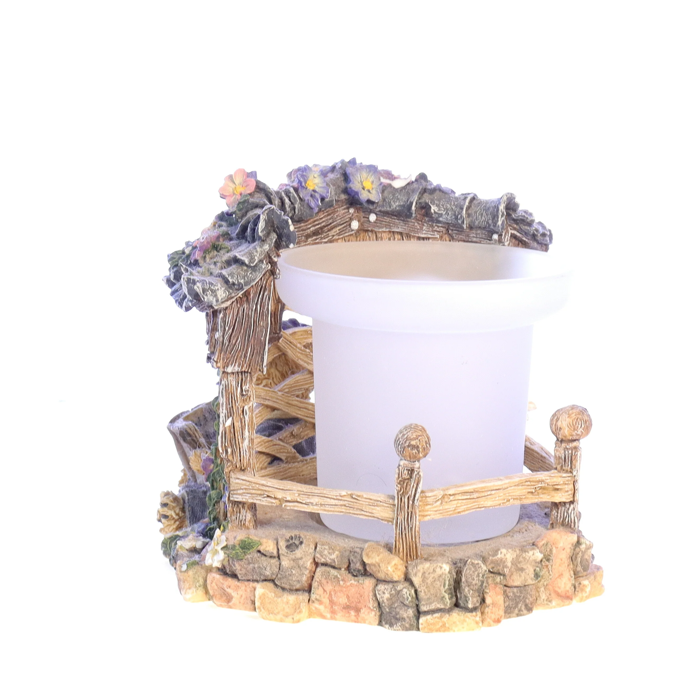 Boyds Bears Resin Candle in Box Spring 27757 Clementine ... Garden Romance 2000 - Image 6