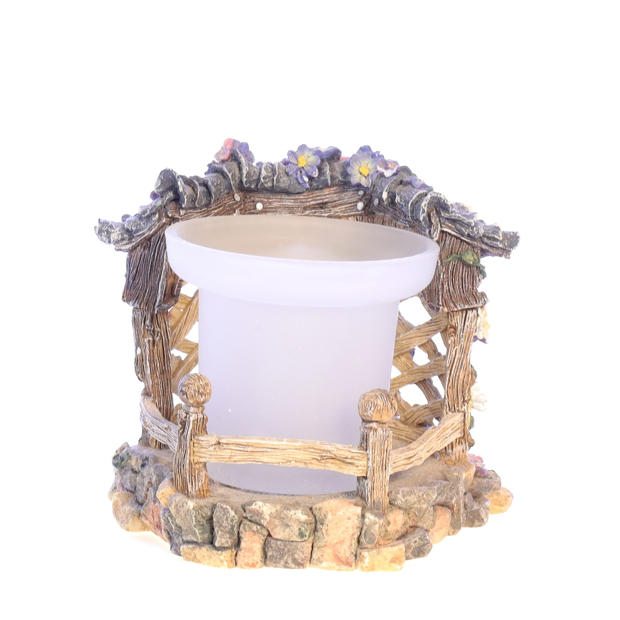 Boyds Bears Resin Candle in Box Spring 27757 Clementine ... Garden Romance 2000 - Image 7