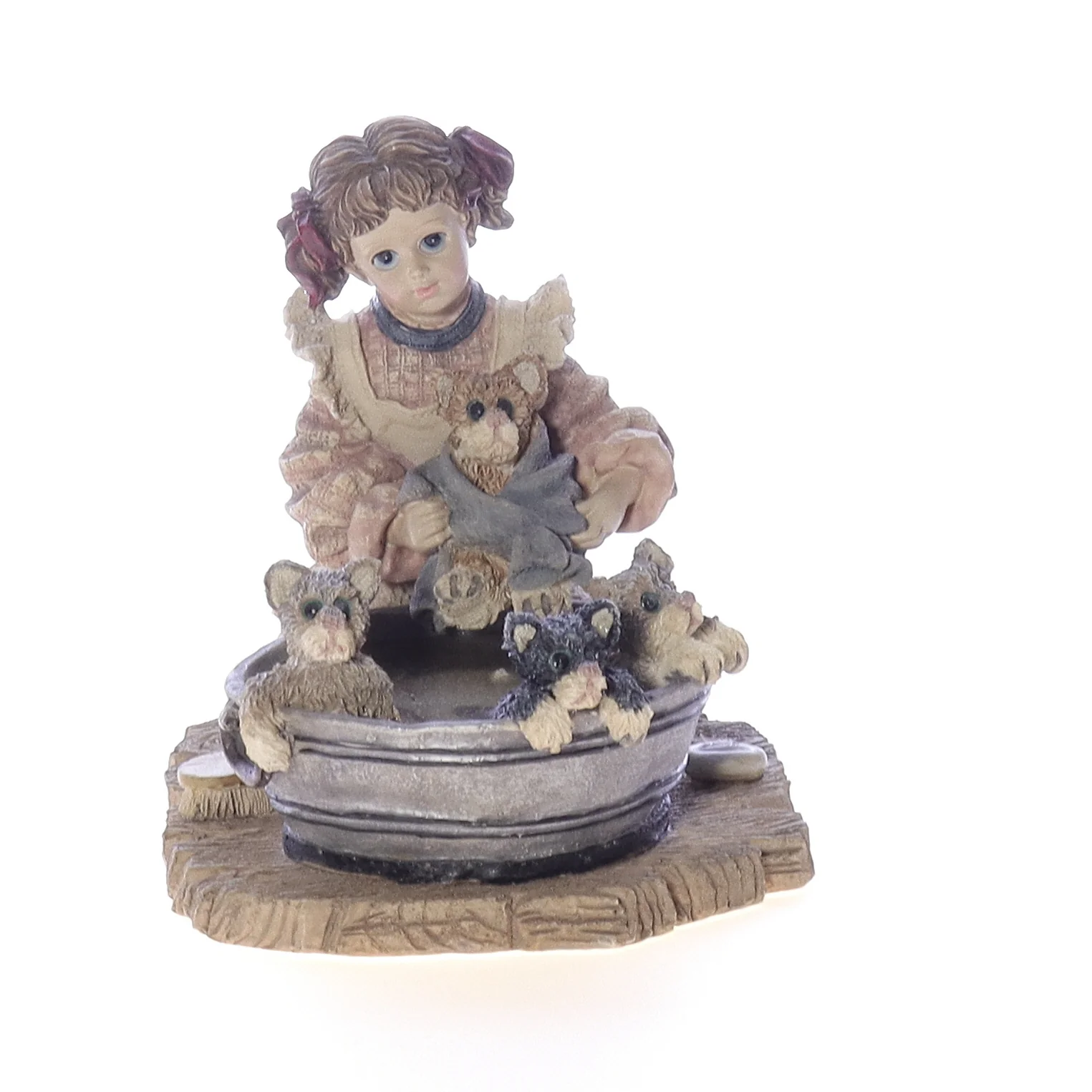 The Dollstone Collection Vintage Resin Cat Figurine 3521 1997 4" - Image 3