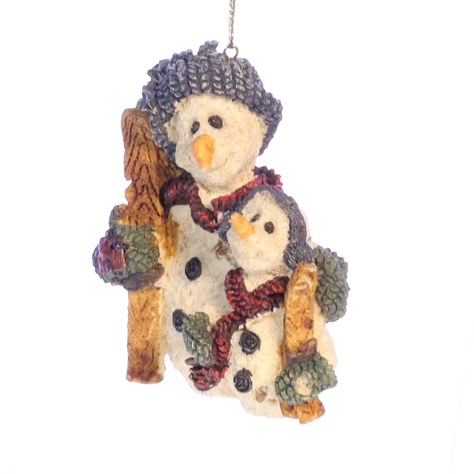 Boyds Bears Resin Ornament in Box Christmas 2560 Olaf ... Let It Snow 1994 3" - Image 2