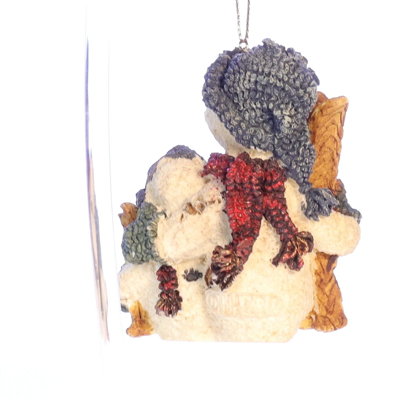 Boyds Bears Resin Ornament in Box Christmas 2560 Olaf ... Let It Snow 1994 3" - Image 5
