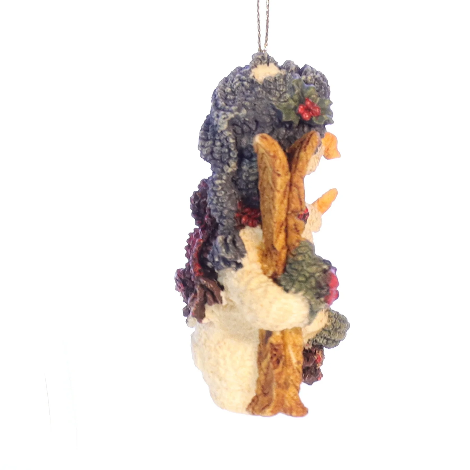 Boyds Bears Resin Ornament in Box Christmas 2560 Olaf ... Let It Snow 1994 3" - Image 7