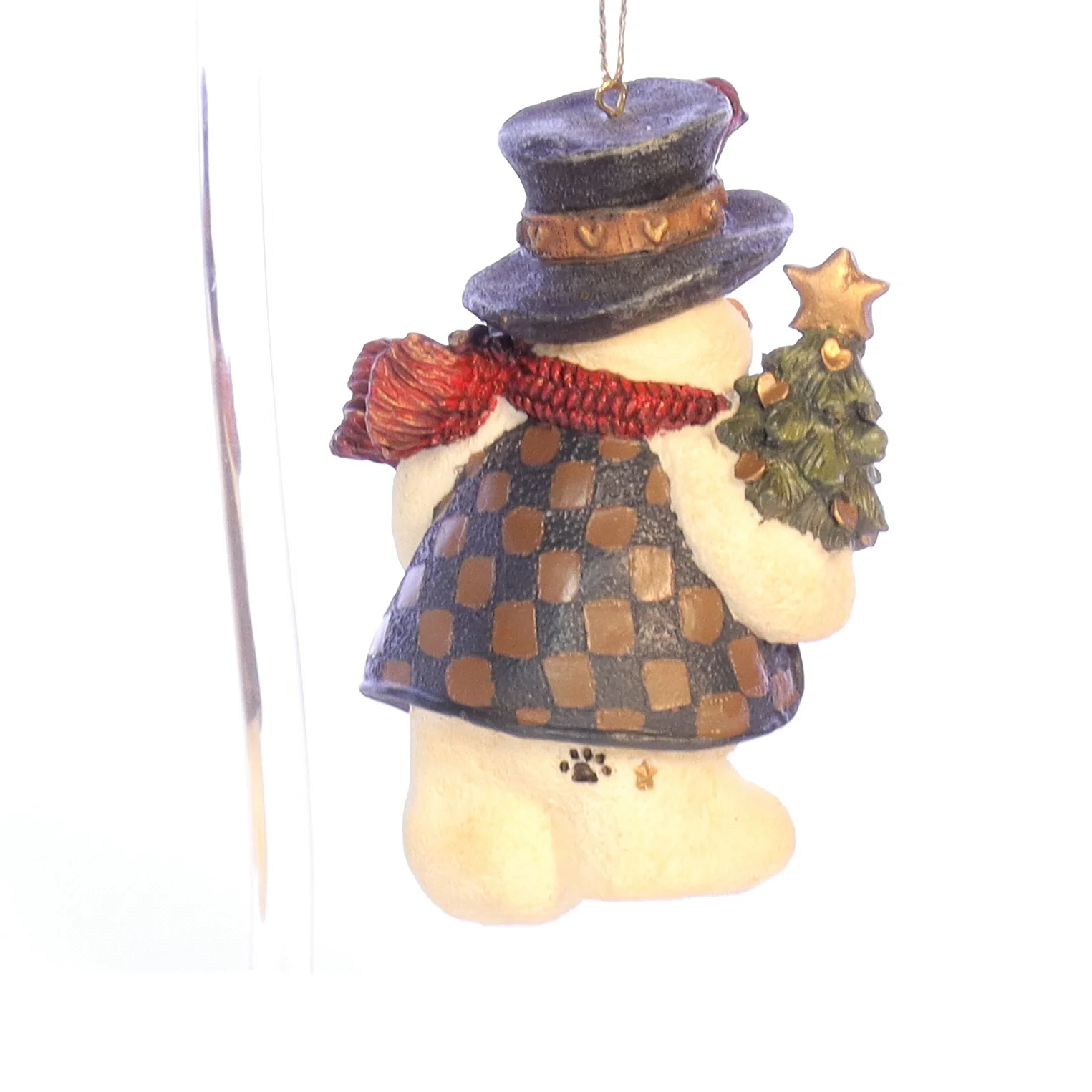 Boyds Bears Resin Ornament in Box Christmas 2563 Jingles with Tree 1994 3.5" - Image 6