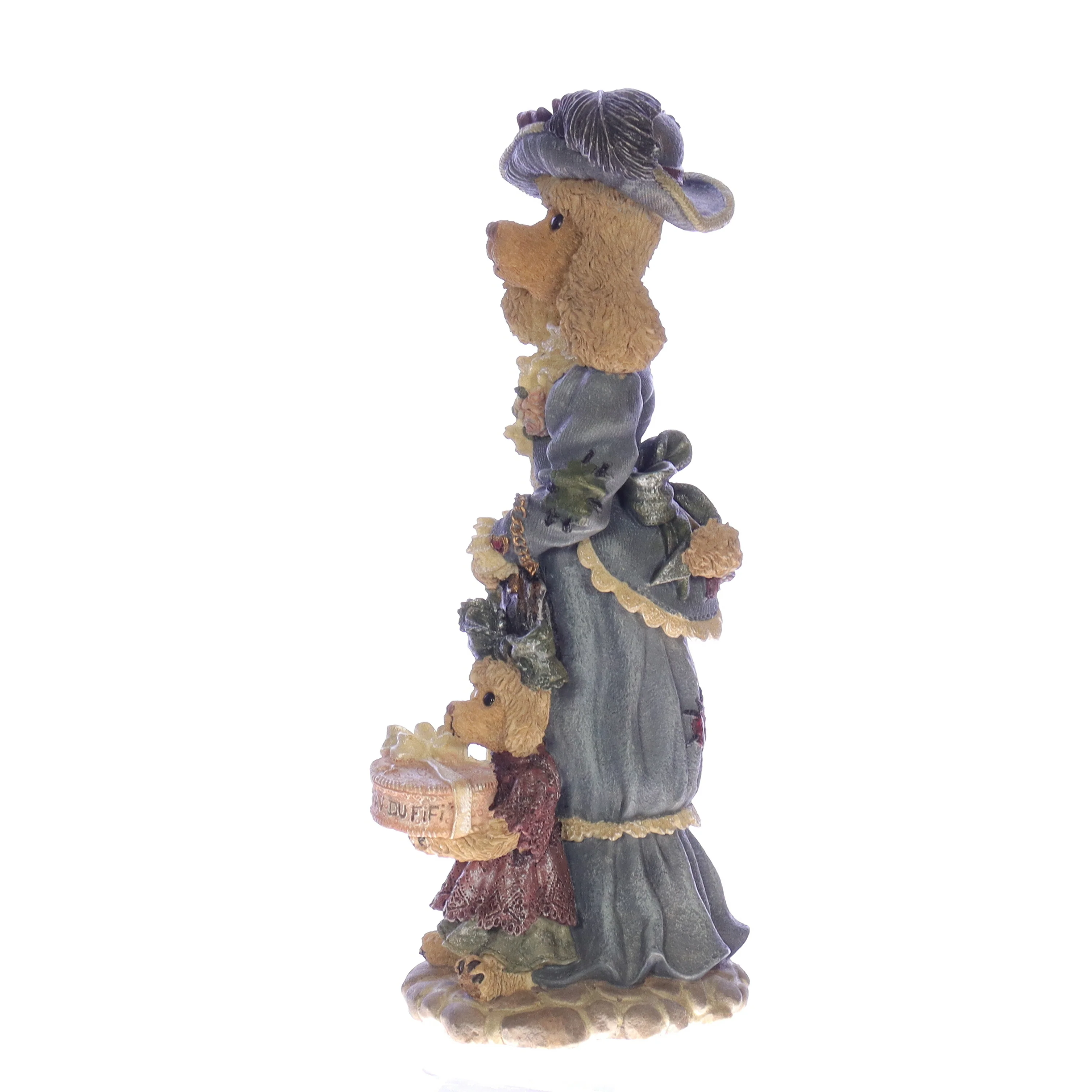 The Folkstone Collection Vintage Resin Shopping Figurine 2875 1997 7.5" - Image 3