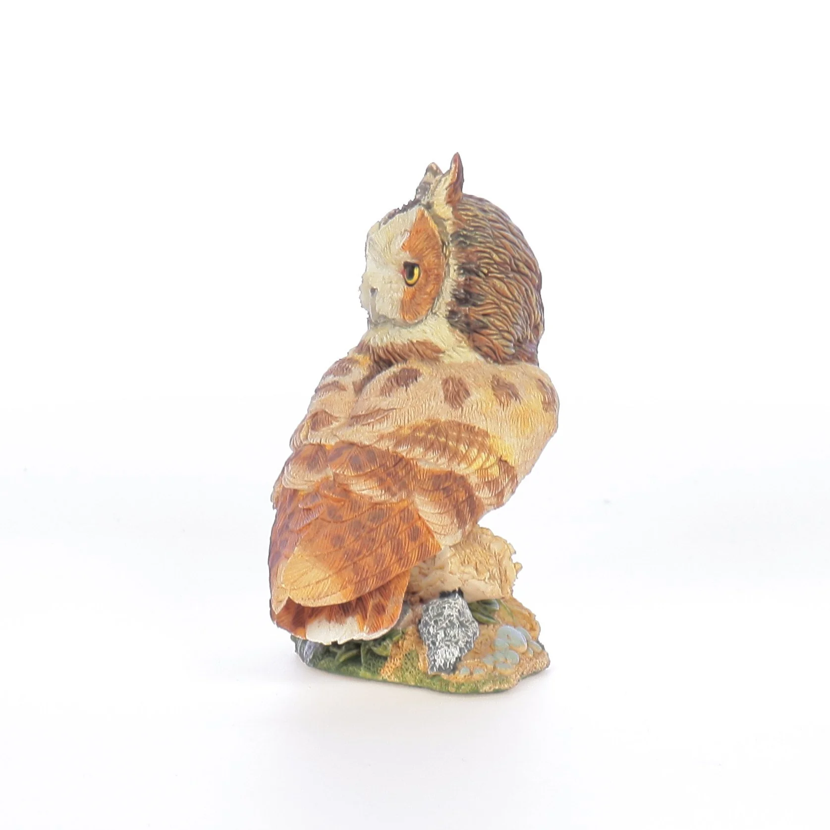 The Franklin Mint Vintage Resin Figurine Long Eared Owl - Image 3