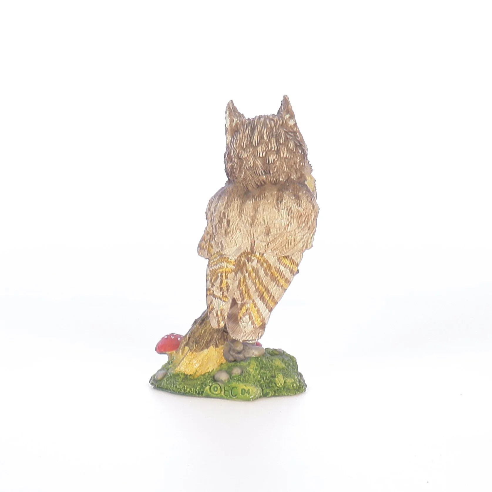 The Franklin Mint Vintage  Resin Figurine Oriental Scops Owl - Image 5