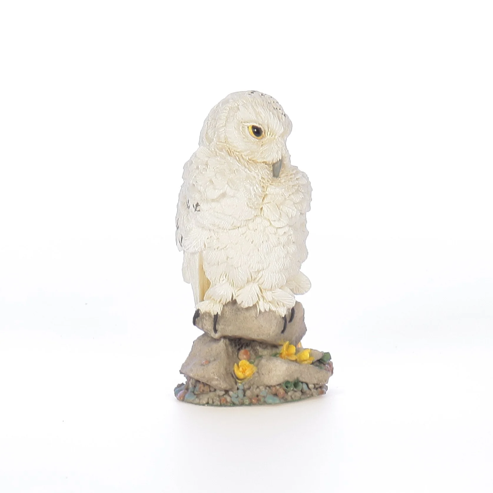The Franklin Mint Vintage  Resin Figurine Snowy Owl - Image 8