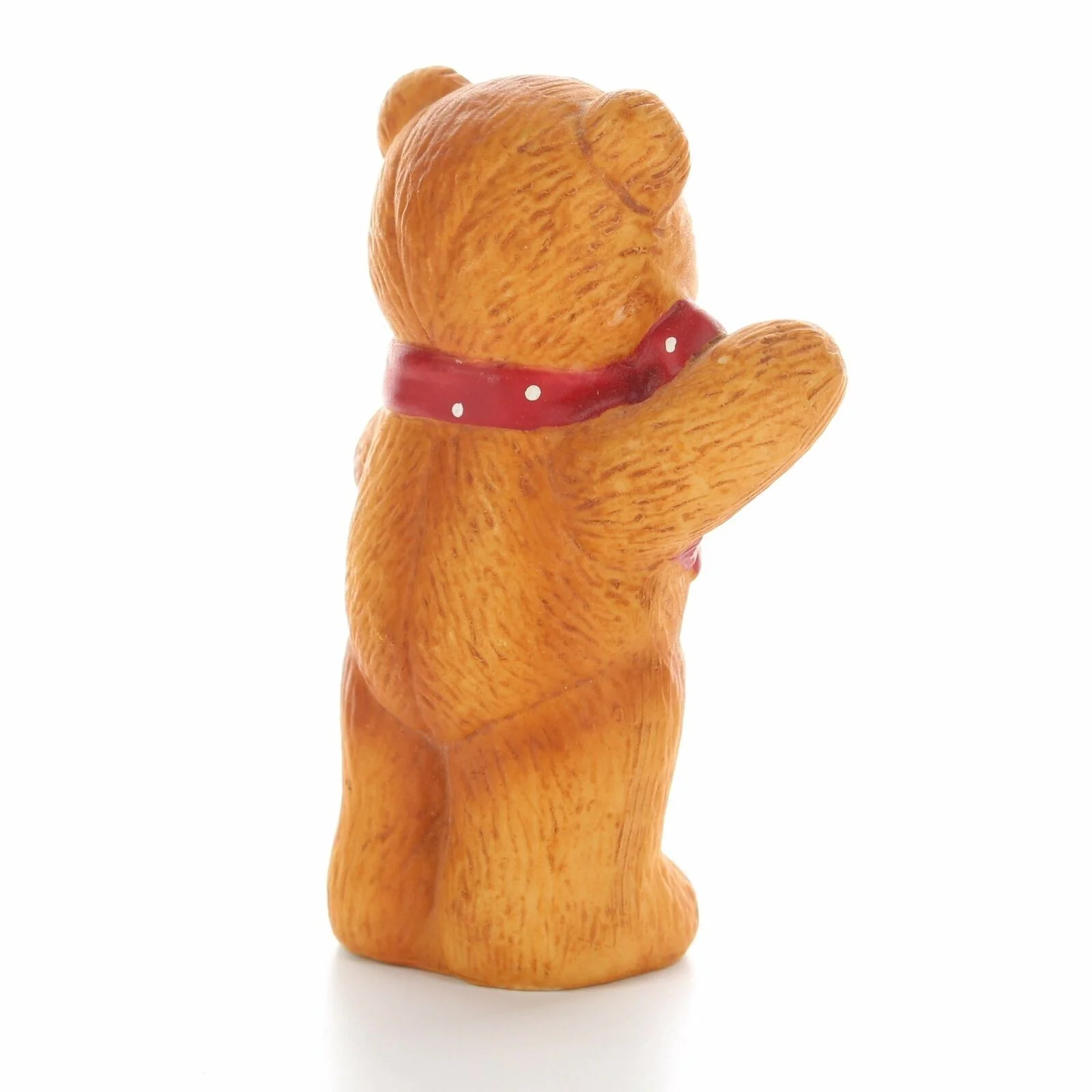 Vintage Lucy & Me Porcelain Bear Figurine Enesco 1979 Bear w/ Bowtie Waving - Image 6