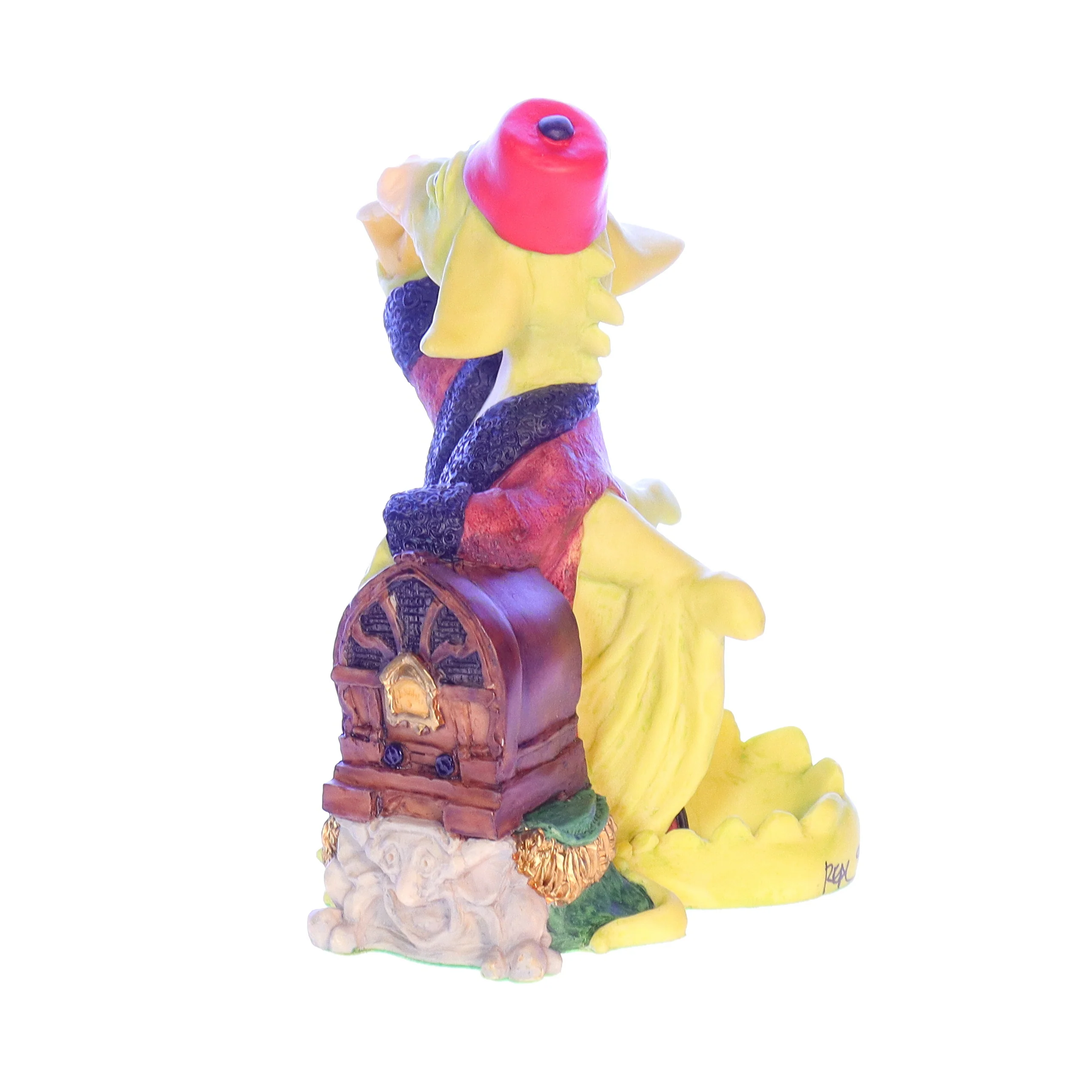 Whimsical World of Pocket Dragons Vintage Resin Fantasy Signed Figurine 1995 5" - Image 3